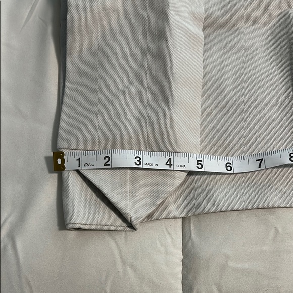 Vogue White Silver Tote Bag Minimalist Design - Picture 8 of 8